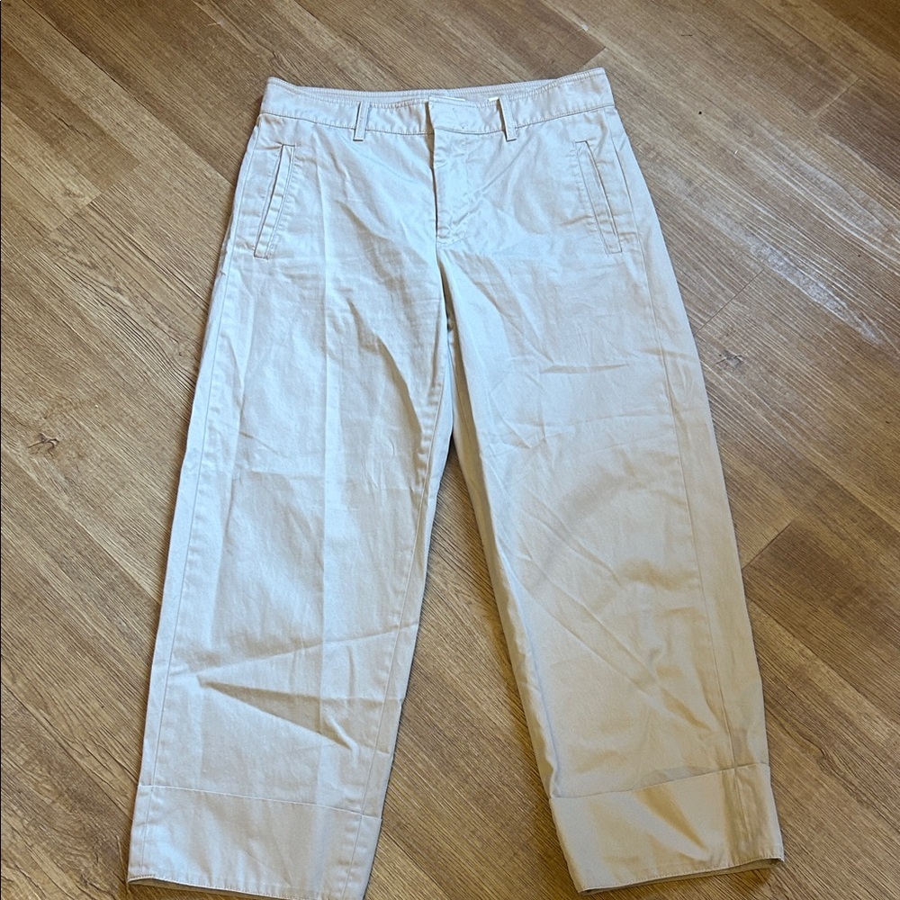 Vince cuffed khaki pants
